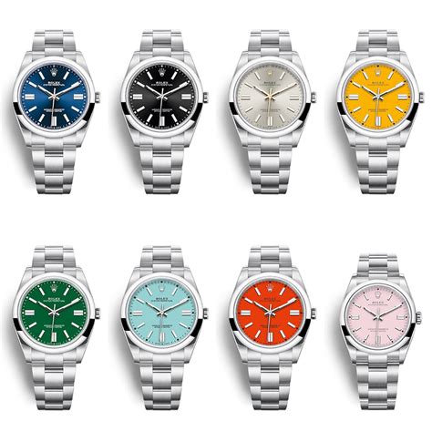 rolex oyster perpetual date white dial|Rolex Oyster Perpetual color chart.